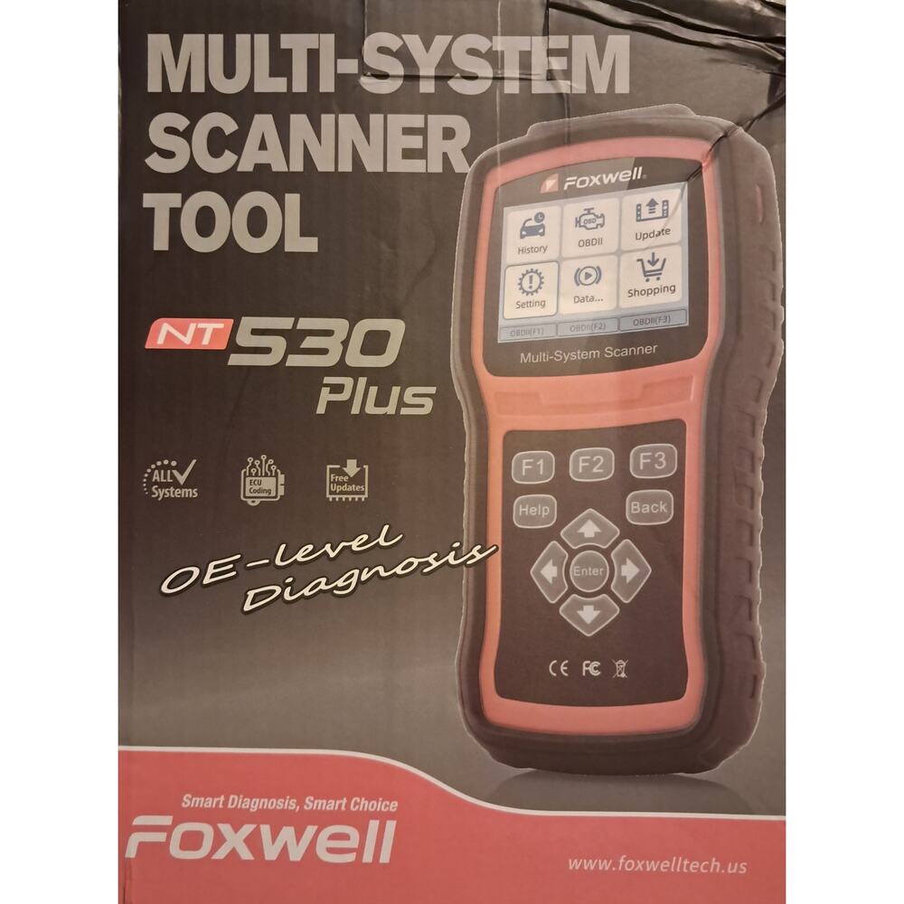 Foxwell multi system scanner tool NT 530 Plus for mercedes benz NIB